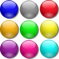 colorful balloons on a white background