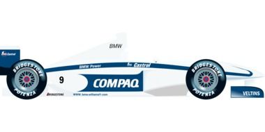 bmw williams f1 compaq, bridgestone