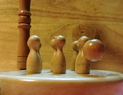 game wood ninepins