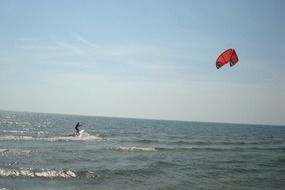 man on water skiing