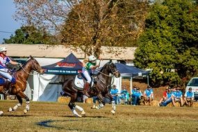 Horse riding competition