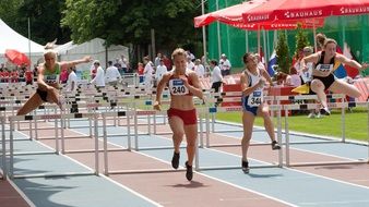 hurdles athletics sport