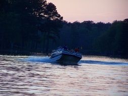 boat on lake