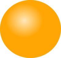orange ball drawing