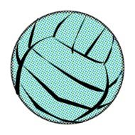 volleyball ball drawing