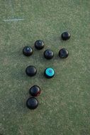 golf balls on the lawn