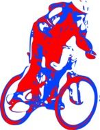 bicyclist drawing