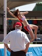 high jumping as a form of athletics