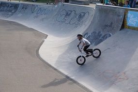 kid on the bmx bike