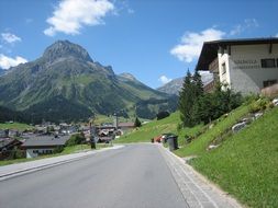 cycling in Alps with friends