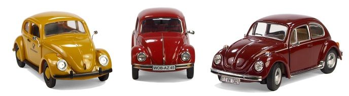 small models of classic cars