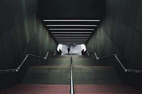 subway stairs