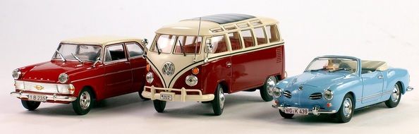 opel, vw, bulli karmann gia models