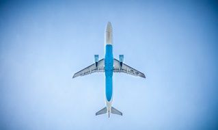 plane taking off in the sky