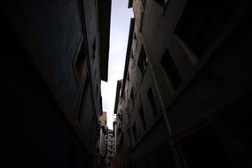 narrow urban street in spain