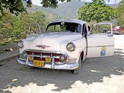 Antique car on Cuba