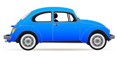 blue car figure