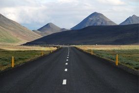 lonely road Iceland