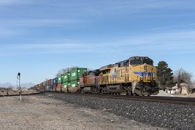 railroad locomotive in california