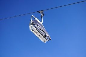 gondola transport in winter resort