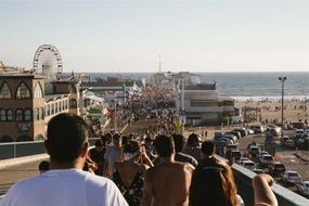 amusement park on the beach in california