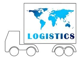 logistics truck contour