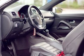 volkswagen scirocco, car interior