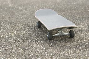 skateboard on asphalt