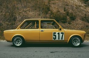 Vintage car with the number "517"