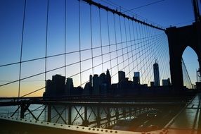 Brooklyn bridge of New York