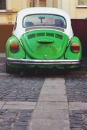 Green Volkswagen Beetle