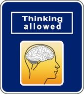 brainstorming, motivation sign