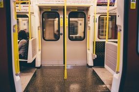 doors of subway train