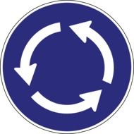clipart of roundabout arrow symbol
