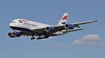 British Airlines passenger aircraft