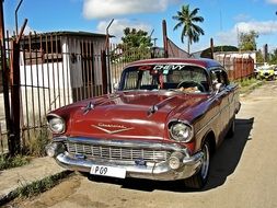 Chevrolet car as antiques