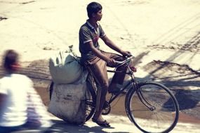 Bike on the road