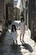 Kids in Tuscany