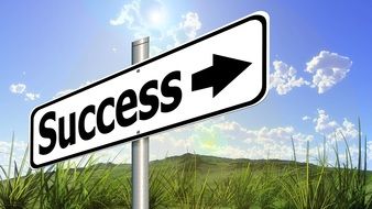 success road sign