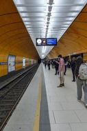 station of a high-speed metro in Germany