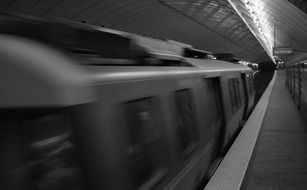 subway train, boston