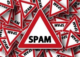 unpleasant spam road sign