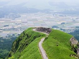 panoramic view of laputa road in japan