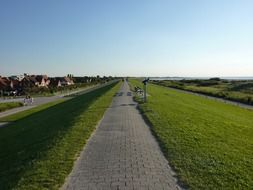 footpath in Norddeich