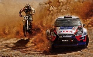 Photo of single seater and rally