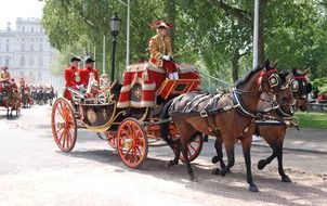 Ceremonial carriage for ceremonies