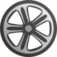 Metal car wheel