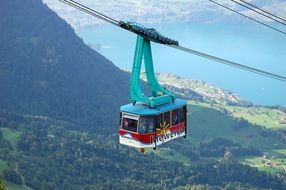 Cable car on Klewenalp