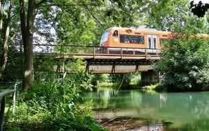 KBS 757 train on Hamlet of Bergen