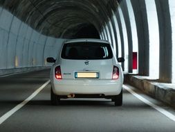 road auto tunnel traffic